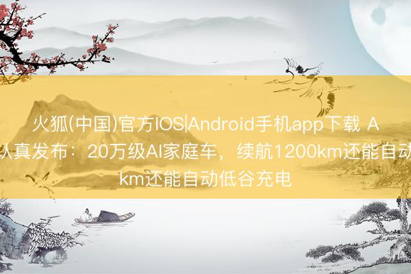 火狐(中国)官方IOS|Android手机app下载 AIVA ME7认真发布：20万级AI家庭车，续航1200km还能自动低谷充电